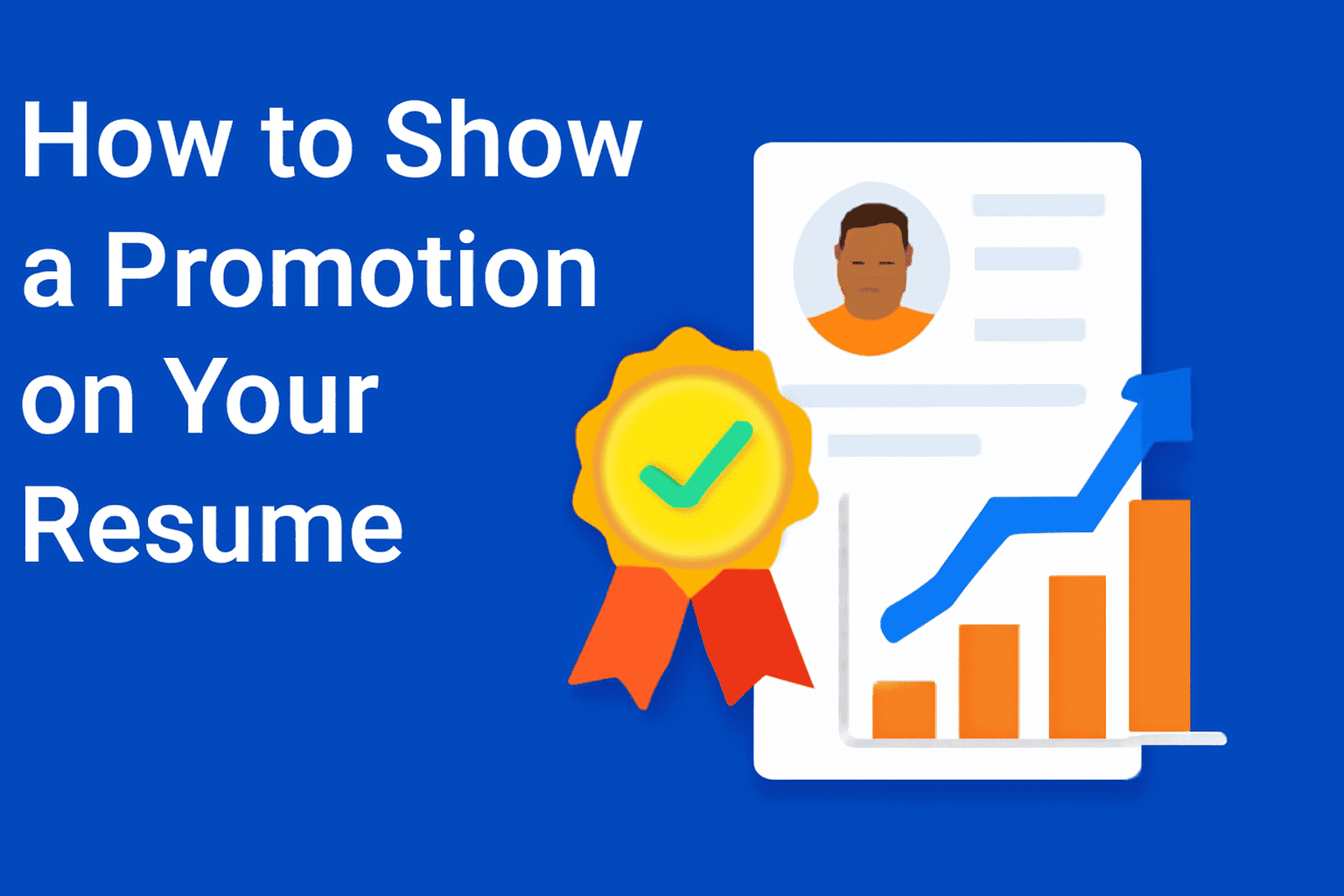how to show promotion on resume