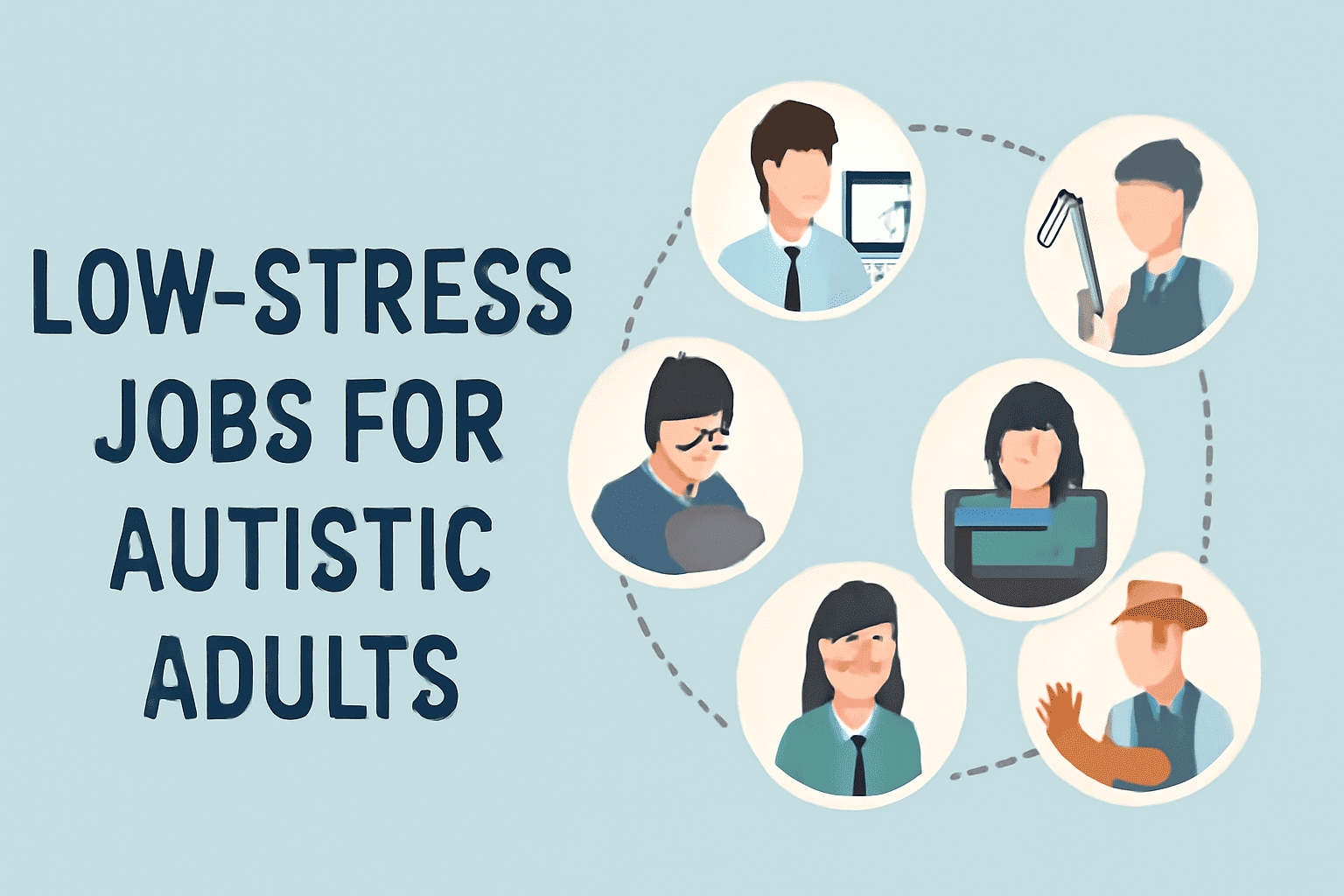 low stress jobs for autistic adults