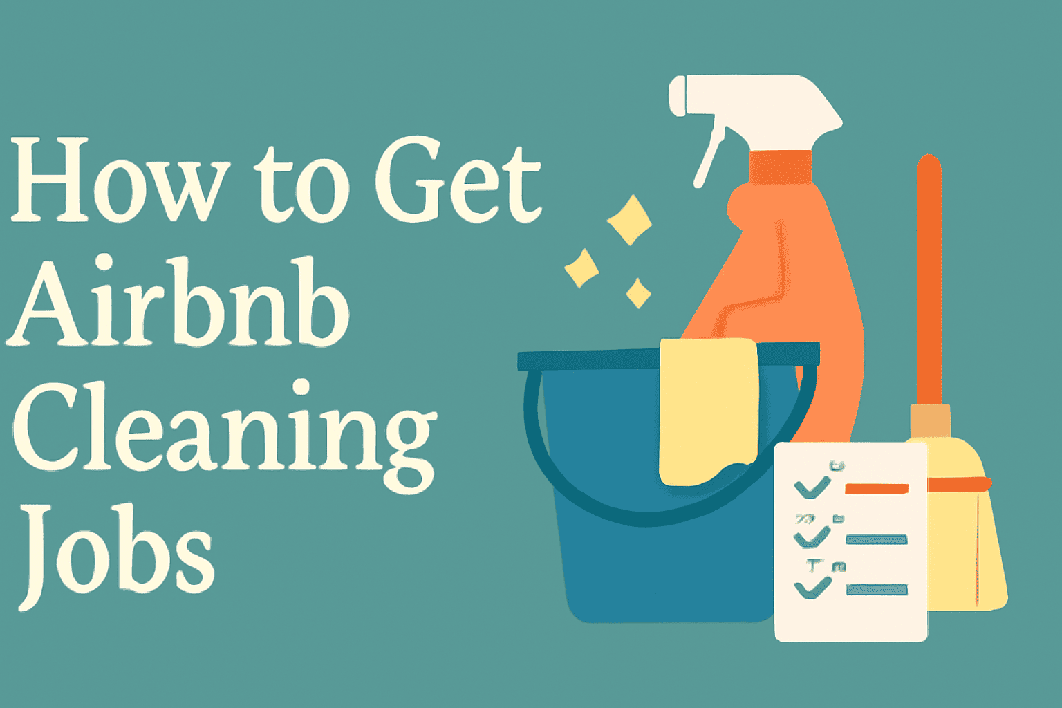 how to get Airbnb cleaning jobs