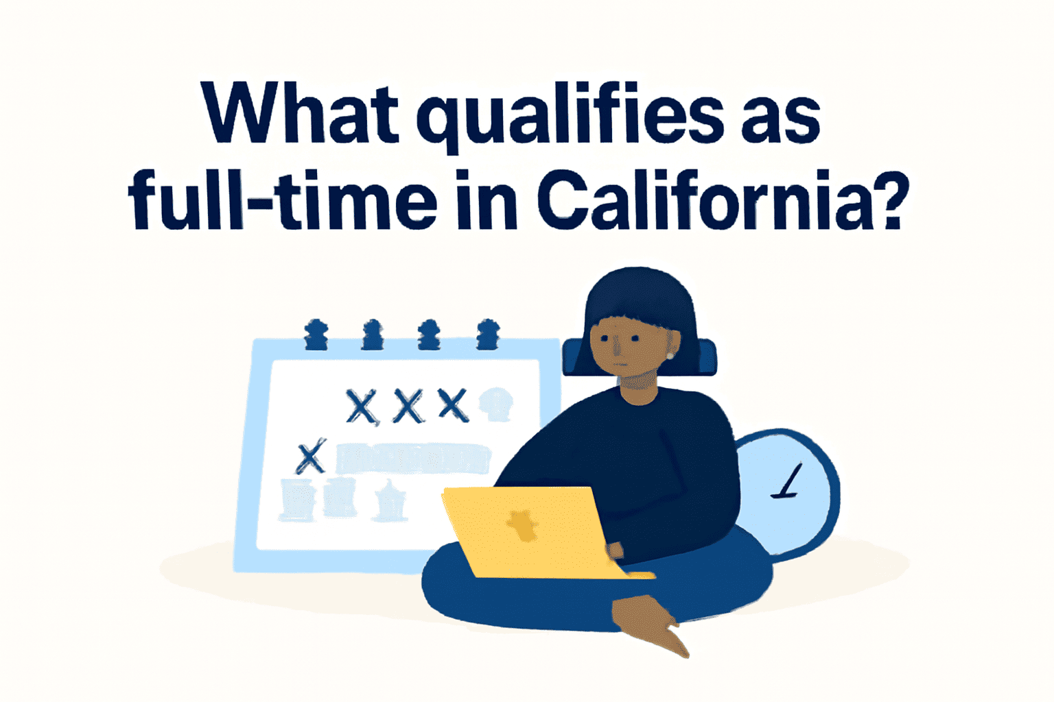 what is considered full time in California