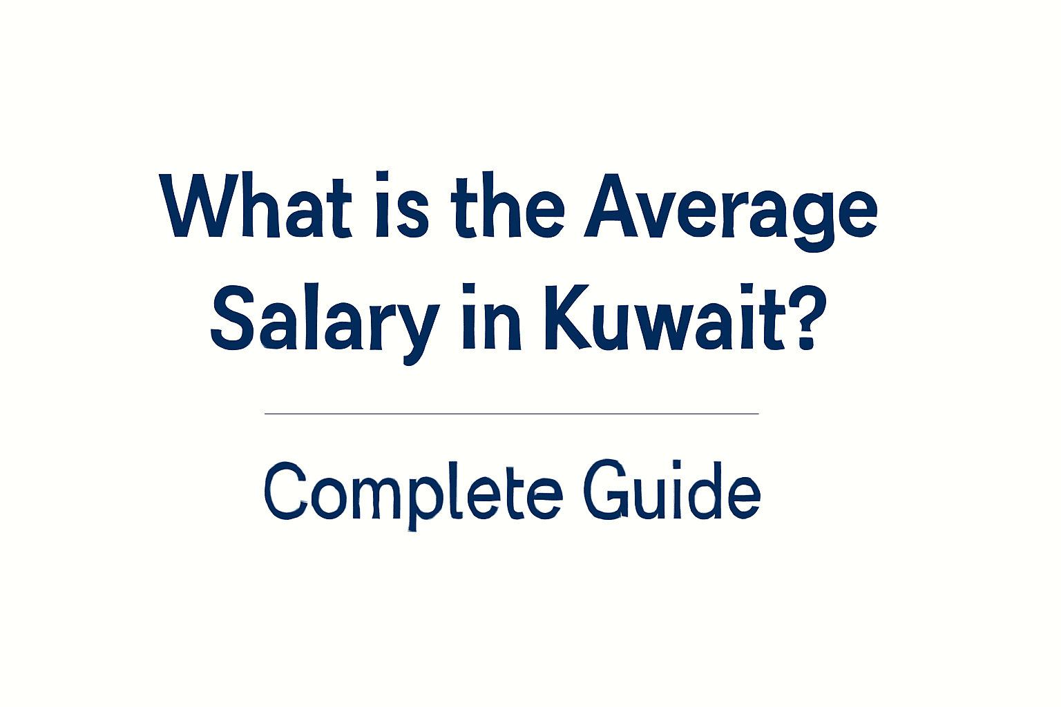 what is the average salary in kuwait