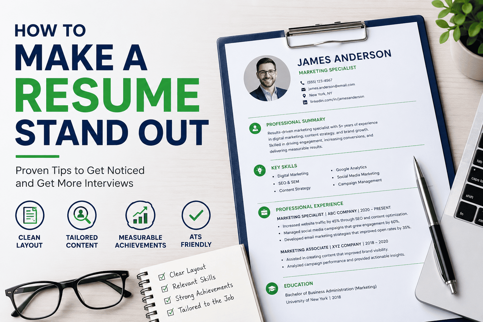 how to make a resume standout