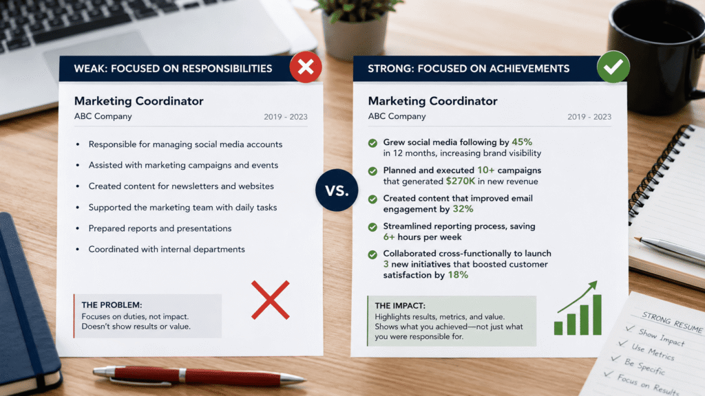 Quick Resume Review Checklist