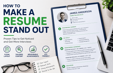 how to make a resume standout