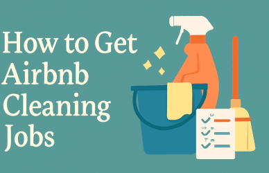 how to get Airbnb cleaning jobs