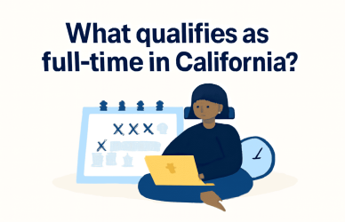 what is considered full time in California