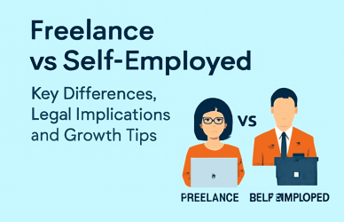 Difference between freelance and self employed